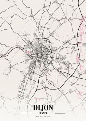 Dijon Neapolitan Map