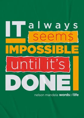 Words of Life by Mandela