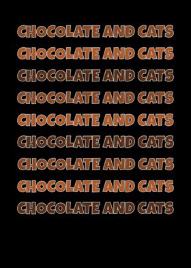 Chocolate Cats Simple Text