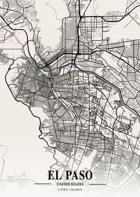 El Paso Neapolitan Map