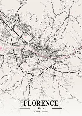 Florence Neapolitan Map