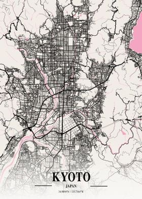 Kyoto Neapolitan Map