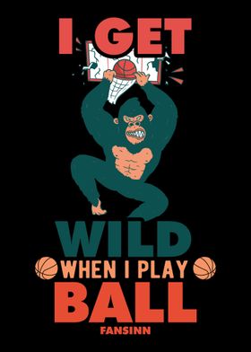 Gorilla basketball monkey 