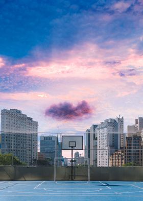 Rooftop Basketball