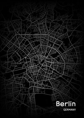 Berlin City Map Germany