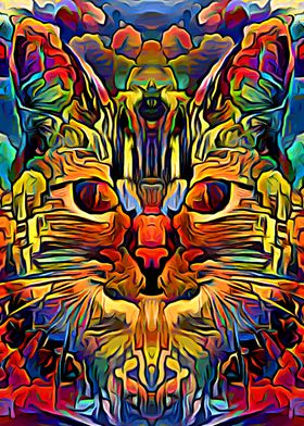 Cat Colorful