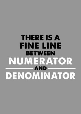 numerator and denominator