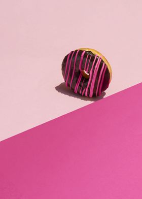 Pink Donut Food Gravity