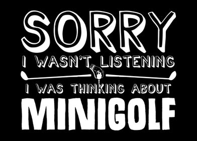 Minigolf Joke Pun Golfing