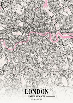 London Neapolitan Map