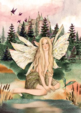 Fairy Pond Watercolor