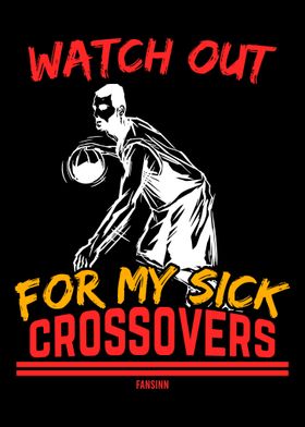 Basketball player dribblin