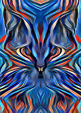 Cat Abstract