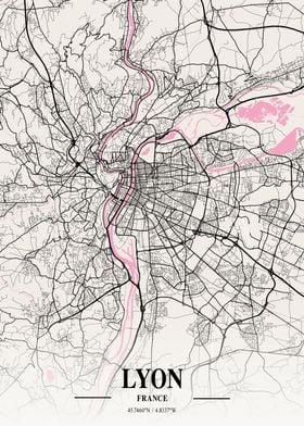 Lyon Neapolitan Map