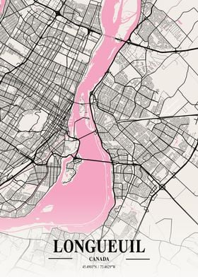 Longueuil Neapolitan Map