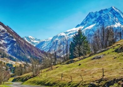 Vallorcine  Mont Blanc