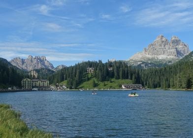 Lake In Italian Alps