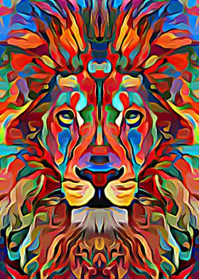 Lion Colorful