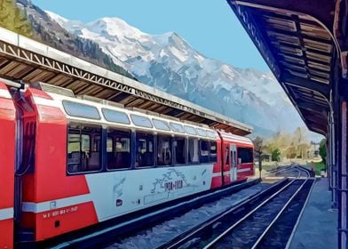 Railway station chamonix