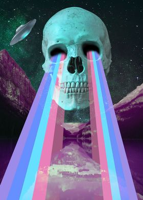 Laser eyes skull john