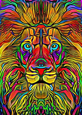 Lion Colorful