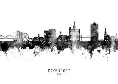 Davenport Skyline Iowa