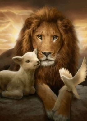Lion And Lamb