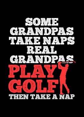 Golf Grandpa Golfer