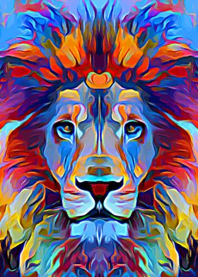 Lion Colorful