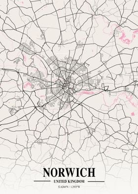 Norwich Neapolitan Map