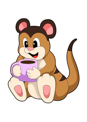 Meerkat Cup of Coffee