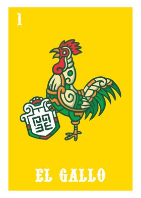 El Gallo Mexico Loteria