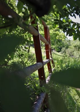 Rustic farm gate