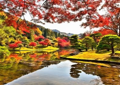 Park in Kyoto Japan