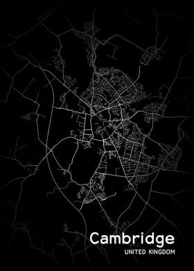 Cambridge City Map UK