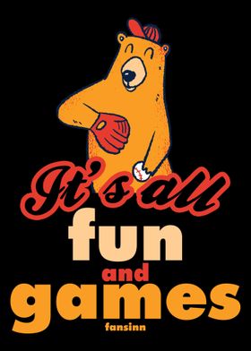 Baseball Brown Bear Forest