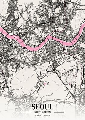 Seoul Neapolitan Map