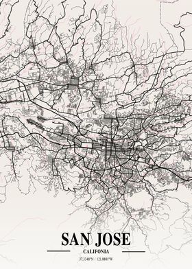 San Jose Neapolitan Map