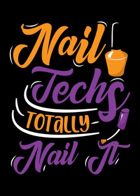 Nail Tech Polish Design