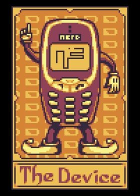 Pixel Tarot Card Device