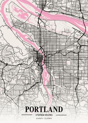 Portland Neapolitan Map