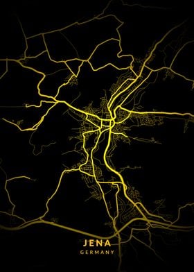 Jena Germany City Map