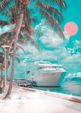 Miami Beach Pastel