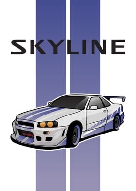 Nissan Skylin GTR R34