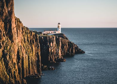 Lighthouse and Cliff