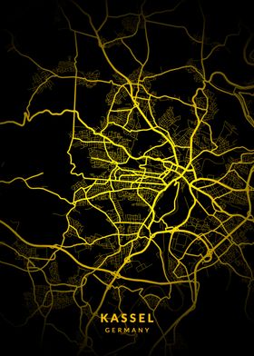 Kassel Germany City Map