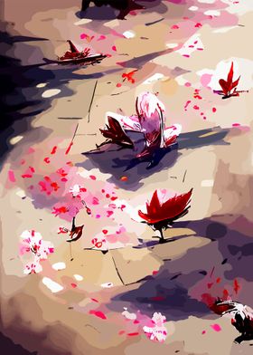 Cherry Blossom Leaves