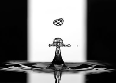 Chessboard Water Drop