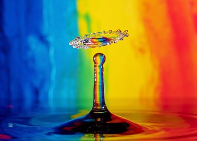 Rainbow Drop Splash