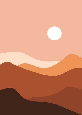 Minimalist landscape